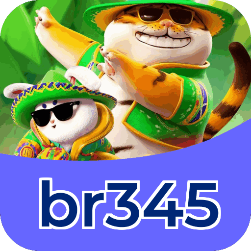 Interface do aplicativo br345 mostrando jogos disponíveis no iOS e Android